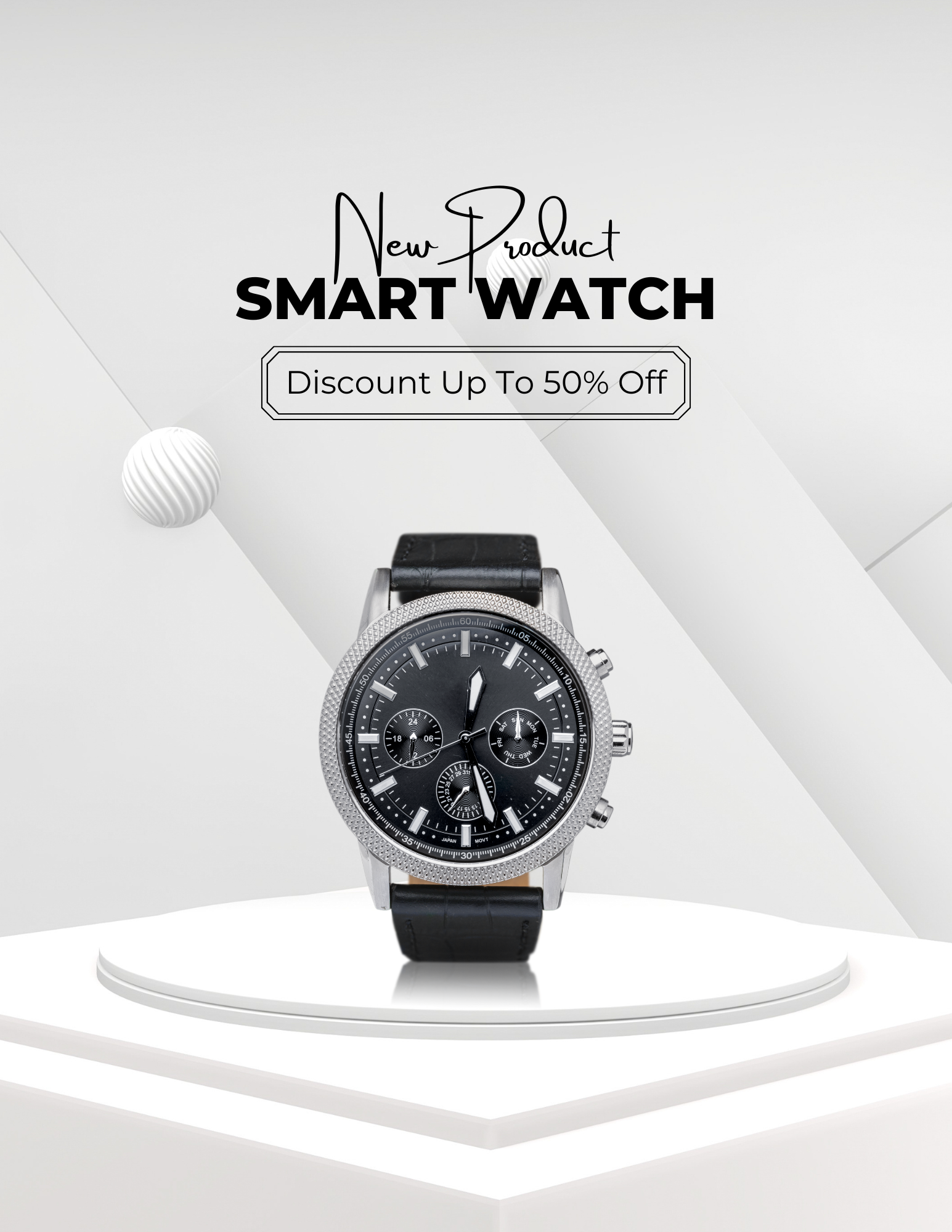NEW PRODUCT WATCH SALE PROMO (Flyer)