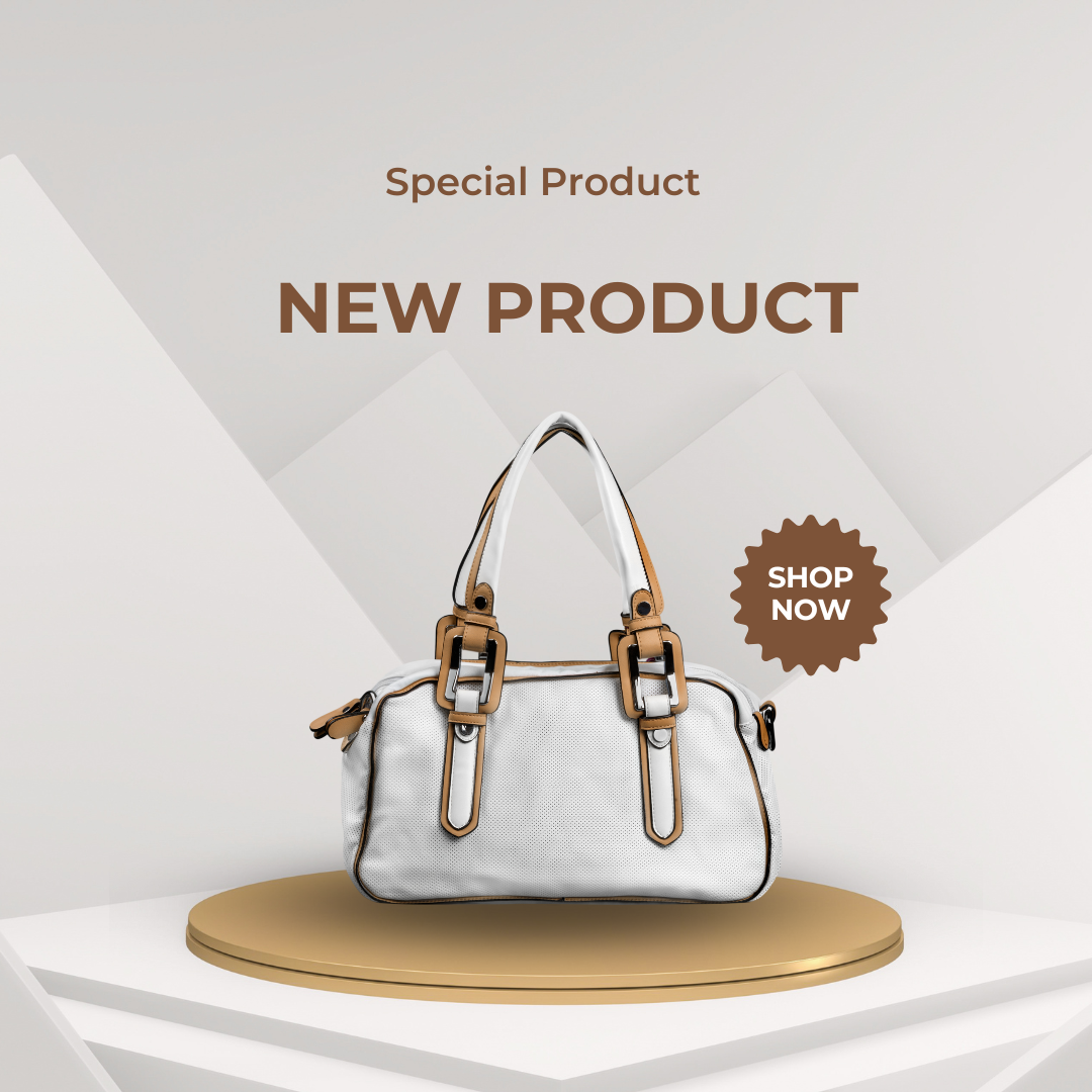 White Brown new product Post Instagram